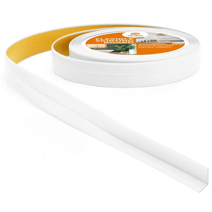 Afslutningsliste PVC 10x10 mm Selvklæbende Hvid 5 m