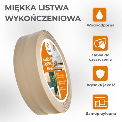 Afslutningsliste PVC 18x18 mm 5 m Beige