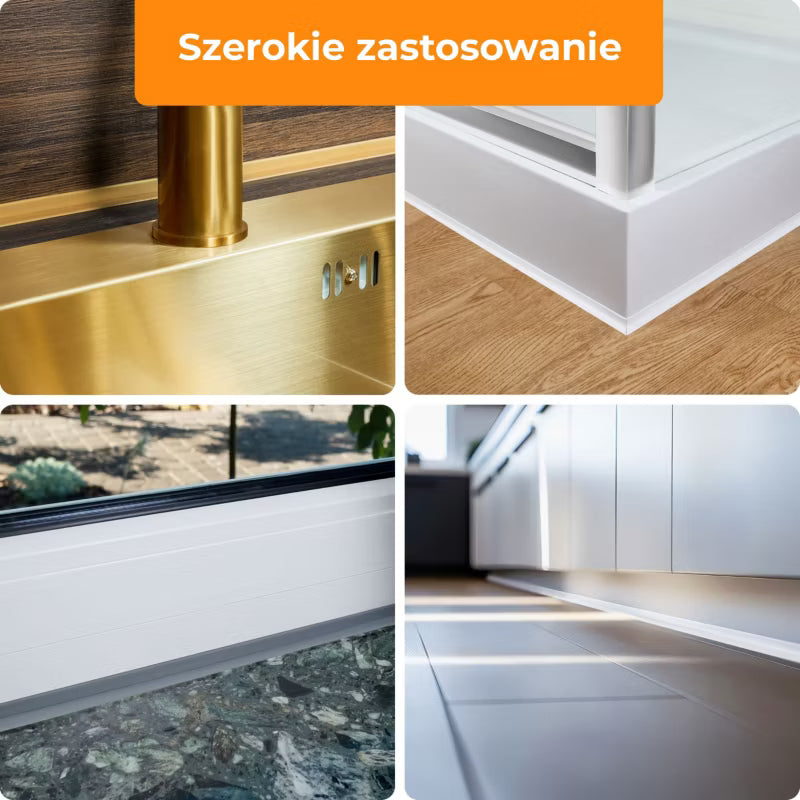Afslutningsliste Selvklæbende 25x25 mm 5 m Birk