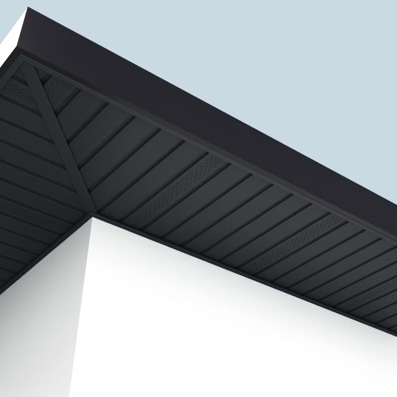 Afslutningsprofil J-Trim 305 cm Grafit