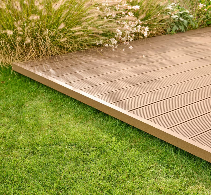 Afslutningsprofil Neva 5,2x4x220 cm Teak Komposit