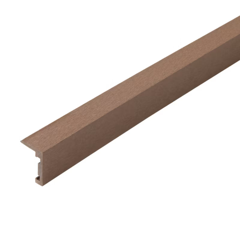 Afslutningsprofil Neva 5,2x4x220 cm Teak Komposit