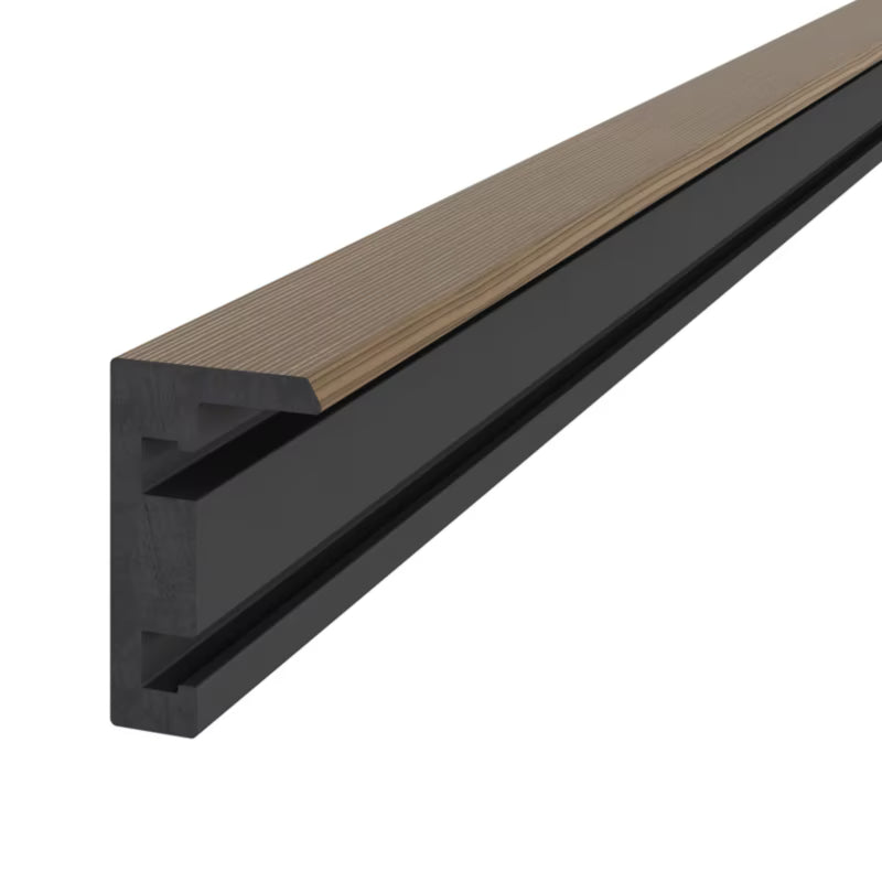 Afslutningsprofil Neva Premium 4x5,2x220 cm Teak Komposit