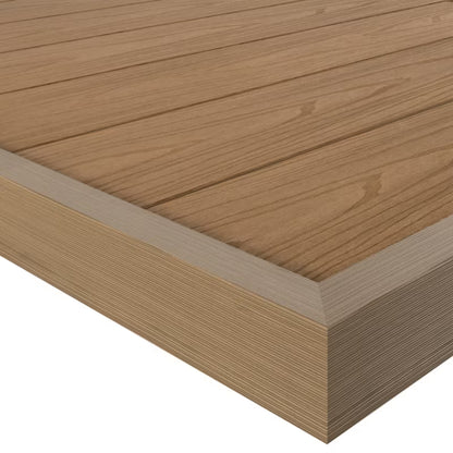 Afslutningsprofil Neva Premium 4x5,2x220 cm Teak Komposit