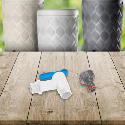 Aftapningshane til Regnvandstank 3/4" Sort