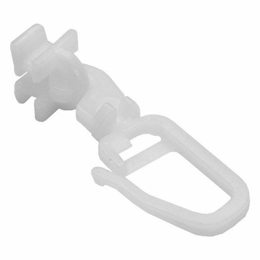Drejelig clips til skinne, 20 stk.