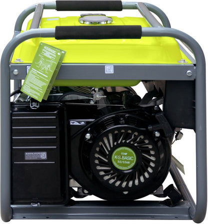 K&S KSB 70C generator med 5500 W effekt og 15 hk benzinmotor