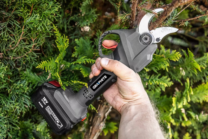 Akku Beskæresaks 18V 30 mm med 4.0 Ah Batteri og Lader 58G029