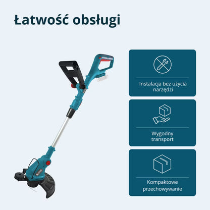 Akku Græstrimmer 20V 250 mm Teleskopisk KS GT-20V