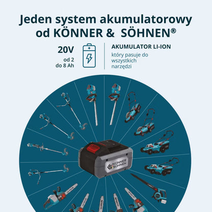 Akku Græstrimmer 20V 30 cm KS BCT-20V