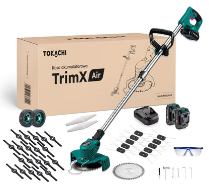 Akku Græstrimmer TrimX Air 21V med 2 Batterier 15 cm