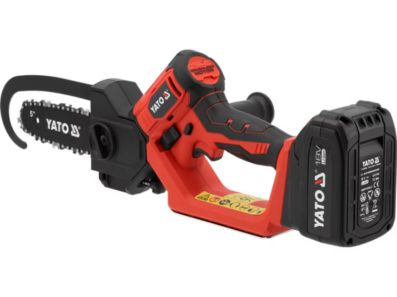 Akku Kædesav 18V med 4 Ah Batteri YT-828115