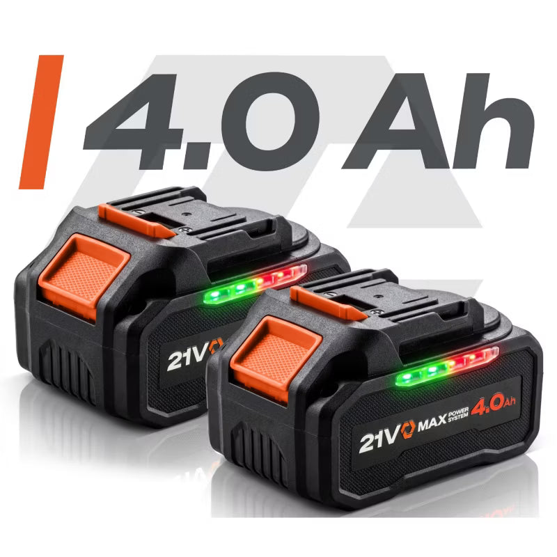 Akku Kædesav Børsteløs 12" med 2x4Ah Batterier HM-436