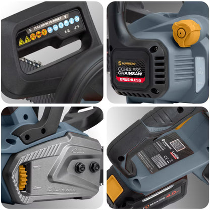 Akku Motorsav HM-436 12" Børsteløs 4Ah