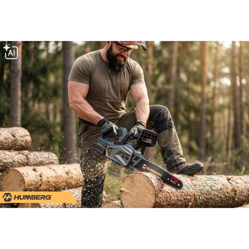 Akku Motorsav HM-436 12" Børsteløs 4Ah