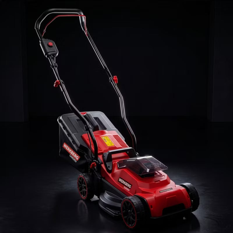 Akku Plæneklipper 33 cm med 2x20V 4Ah Batterier