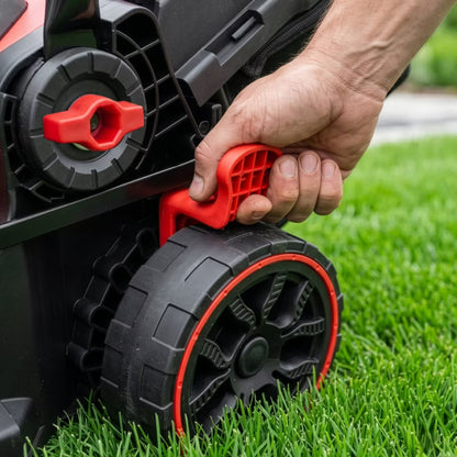 Akku Plæneklipper 33 cm med 2x20V 4Ah Batterier