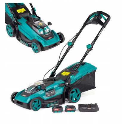 Akku Plæneklipper 40 cm 2x20V med 4Ah Batterier