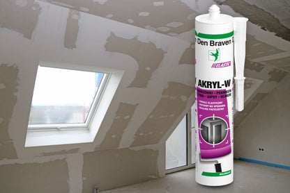 Den Braven Akryl W elastisk akrylkit hvid