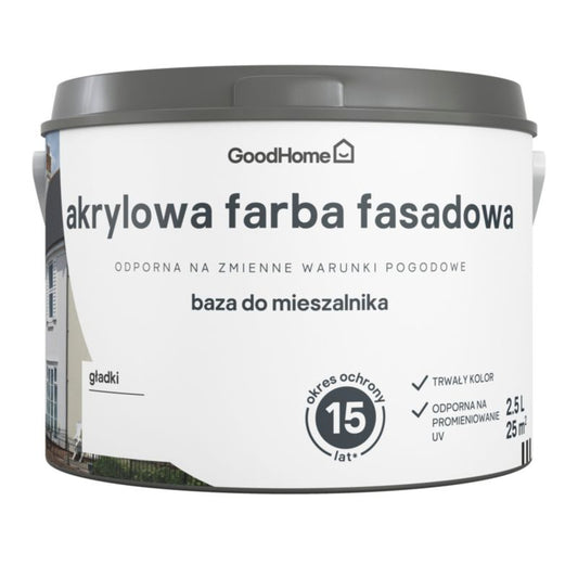 GoodHome akryl facadefarve 2,5 l base B1