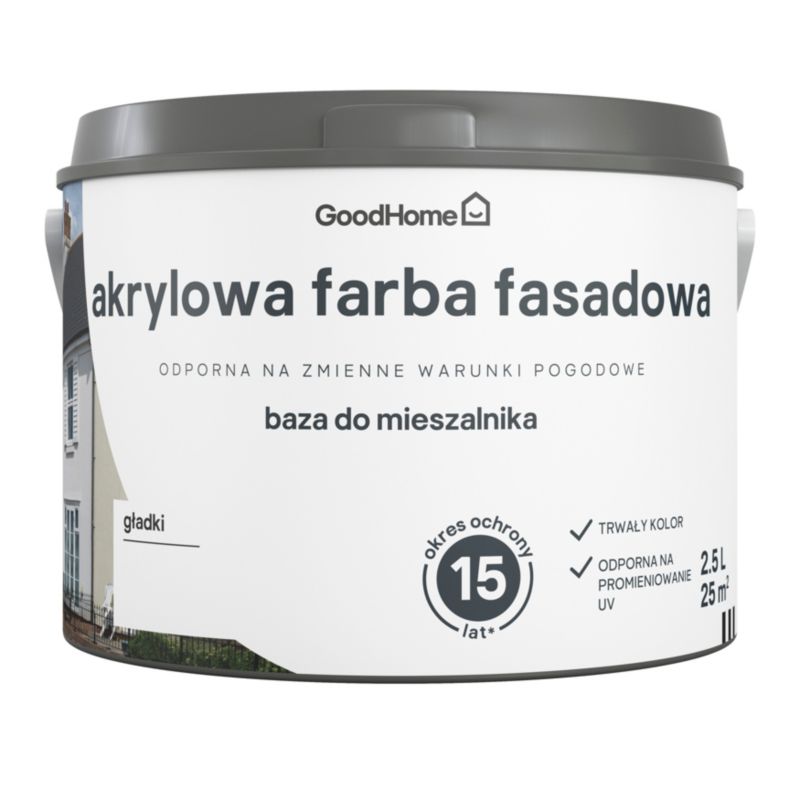 GoodHome akryl facadefarve 2,5 l base B2