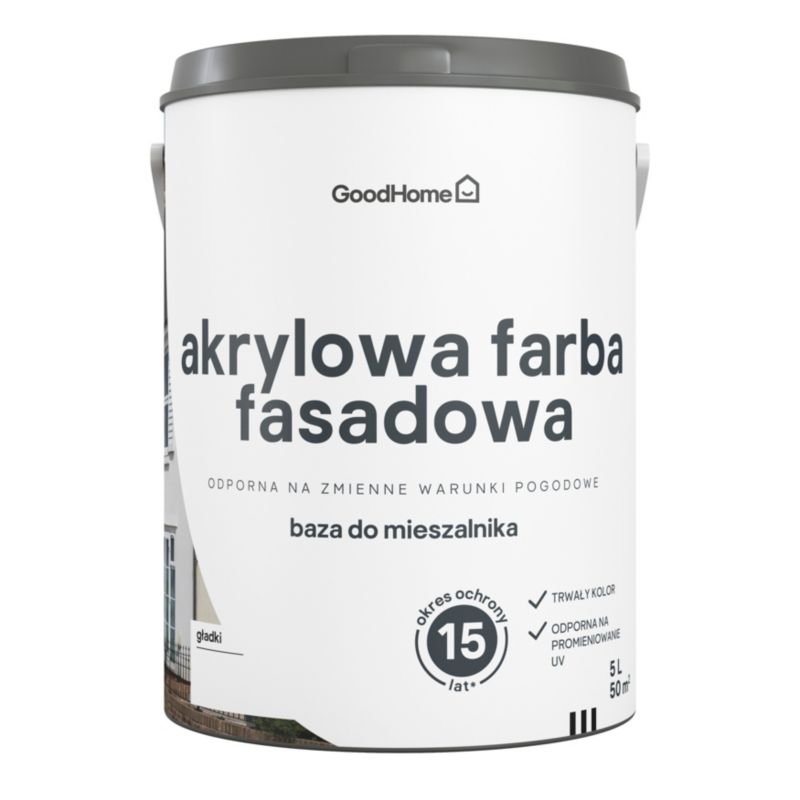 Akryl facadefarve GoodHome 5 l base B1