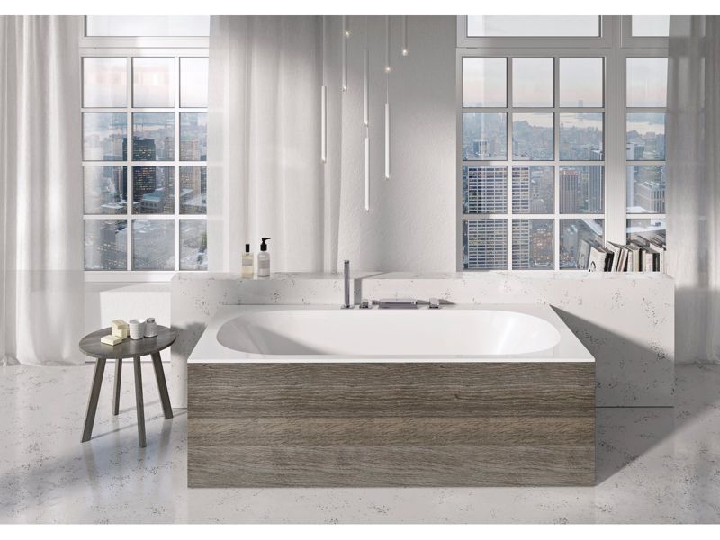 Akryl rektangulært badekar Ravak CITY SLIM 180 x 80 hvid 1 stk
