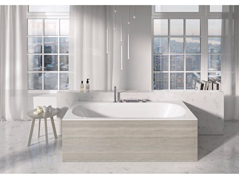 Akryl rektangulært badekar Ravak CITY SLIM 180 x 80 hvid 1 stk