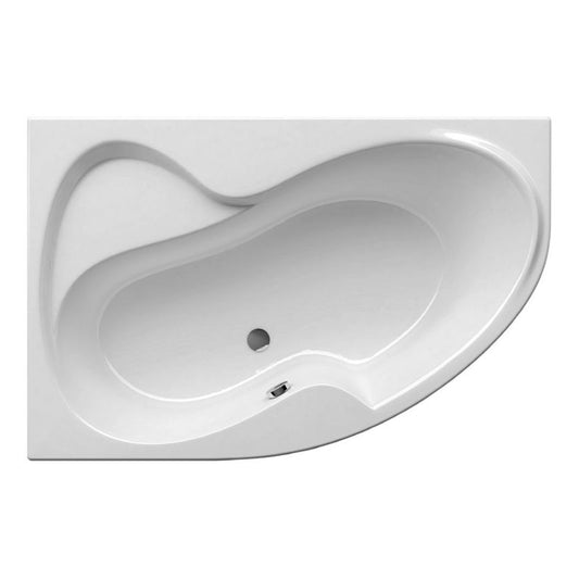 Asymmetrisk akrylbadekar Ravak Rosa II 150x105 L snowwhite