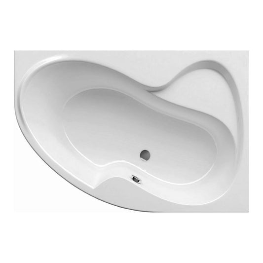 Asymmetrisk akrylbadekar Ravak Rosa II 150x105 P snowwhite