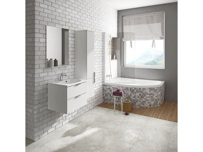 Asymmetrisk akrylbadekar Ravak Rosa II 160x105 L snowwhite