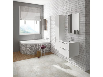 Asymmetrisk akrylbadekar Ravak Rosa II 160x105 P snowwhite 1 stk