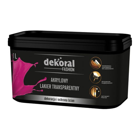 Akryl transparent lak Dekoral Fashion 1 l