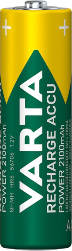 VARTA Recharge Accu Power AA genopladelige batterier 2100 mAh 4 stk.