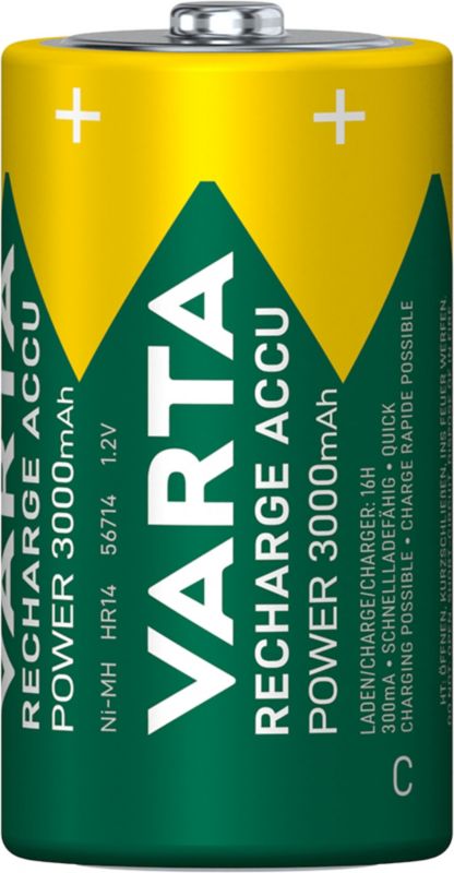 VARTA Recharge Accu Power C genopladelige batterier 3000 mAh 2 stk.