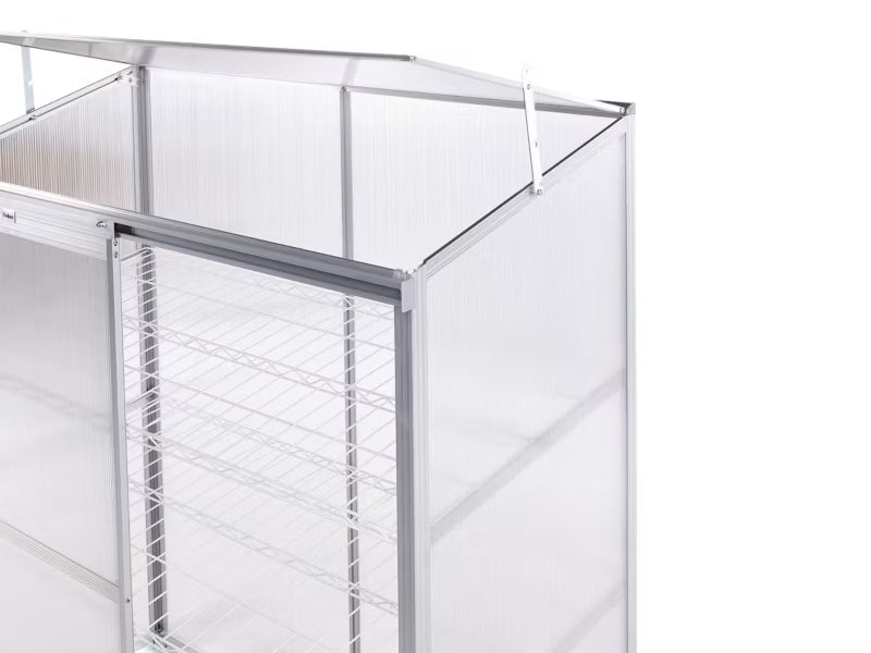 Altan Drivhus Lecce 129x59x142 cm Sølv