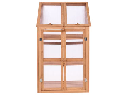 Altan Drivhus Volvera 67x49x114 cm Brun Træ