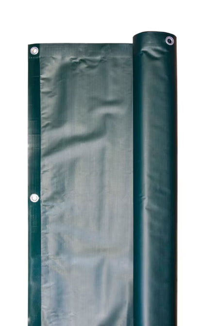Altanbeklædning 0,9x5 m Mørkegrøn PVC