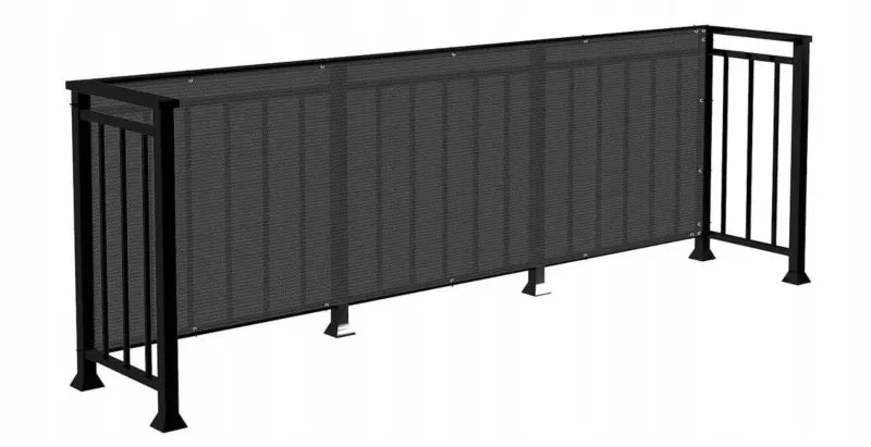 Altanbeklædning 100x500 cm Antracitgrå