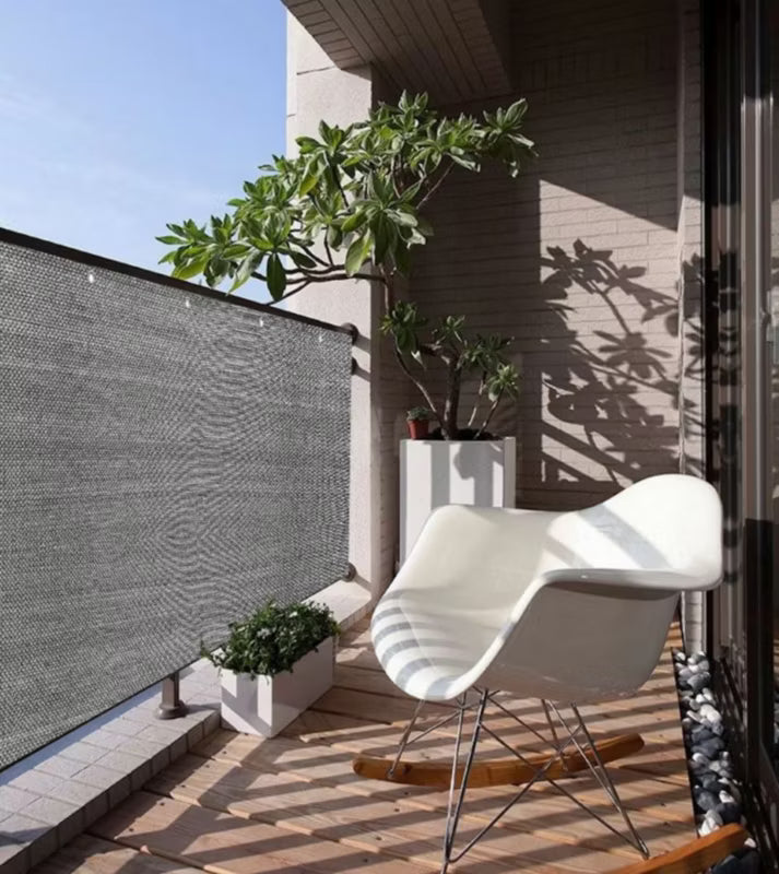 Altanbeklædning 90x500 cm Mørkegrå