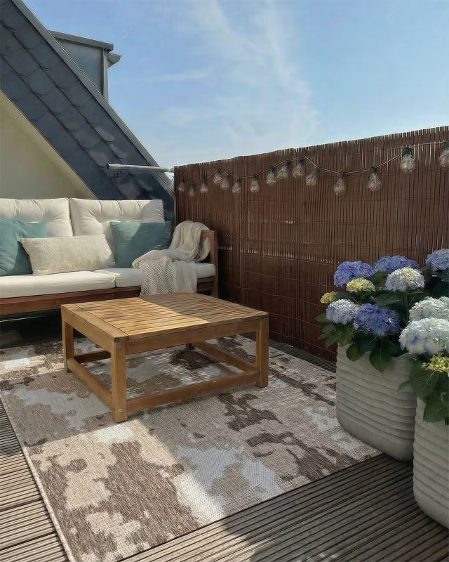 Altanbeklædning Lento 150x500 cm Brun PVC