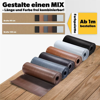 Altanbeklædning Polybambus 1x1 m Brun