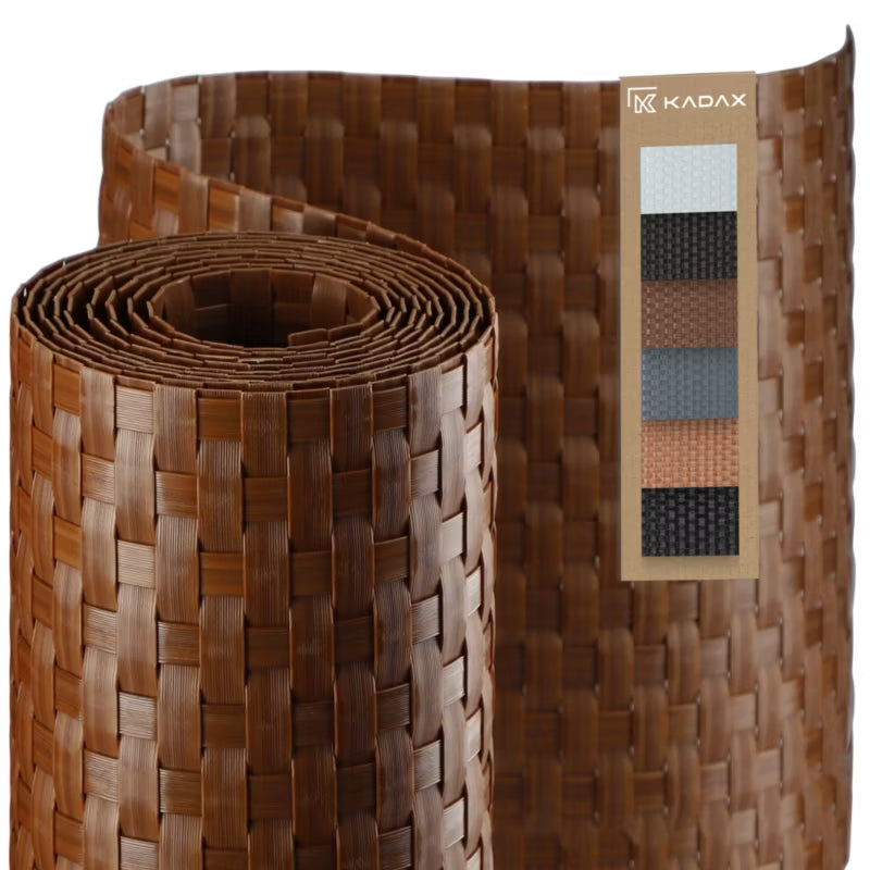 Altanbeklædning Polyrattan 0,9x1 m Meleret