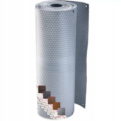 Altanbeklædning Polyrattan 90x100 cm Grå