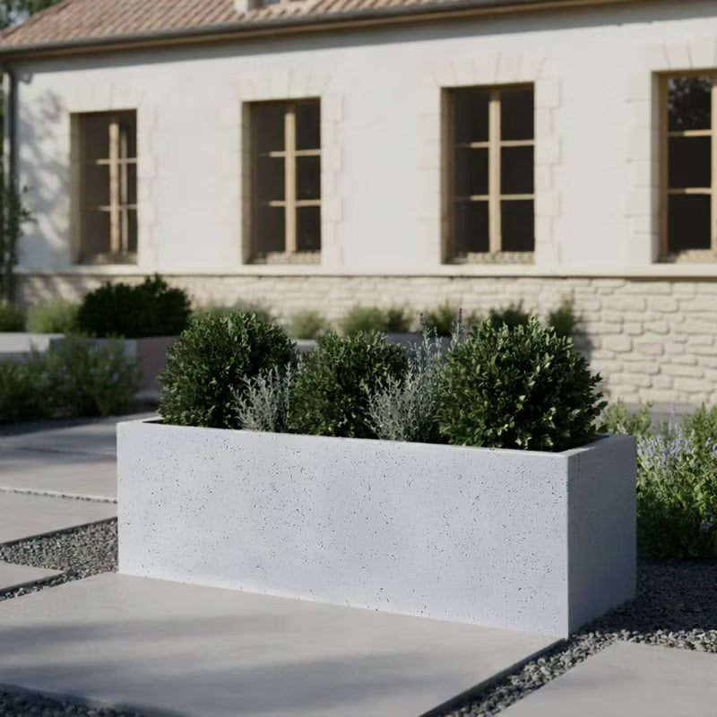 Altankasse Betoneffekt 60 cm Lysegrå