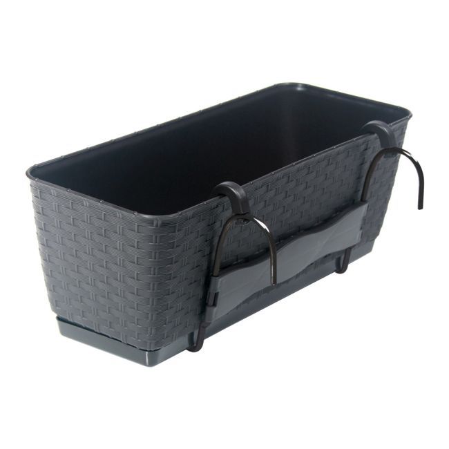 Altankasse Ratolla 39 cm Antracit med Kroge