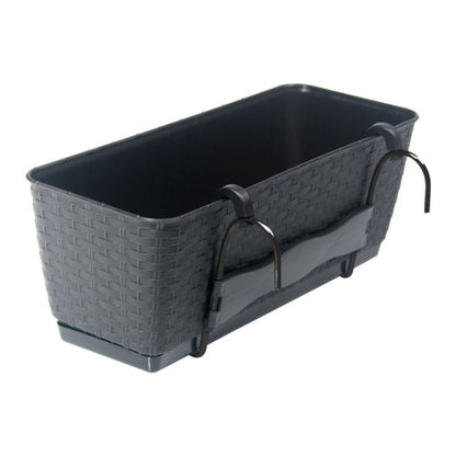 Altankasse Ratolla 39 cm Antracit med Kroge