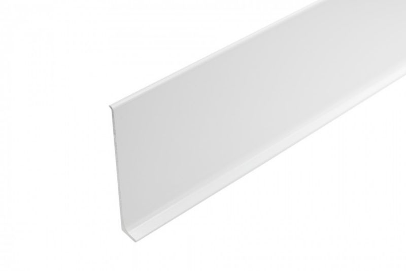 Aluminium Fodliste 80 mm Hvid 250 cm