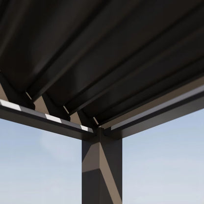 Aluminium Pergola Elegance 3x6 m Antracit med LED