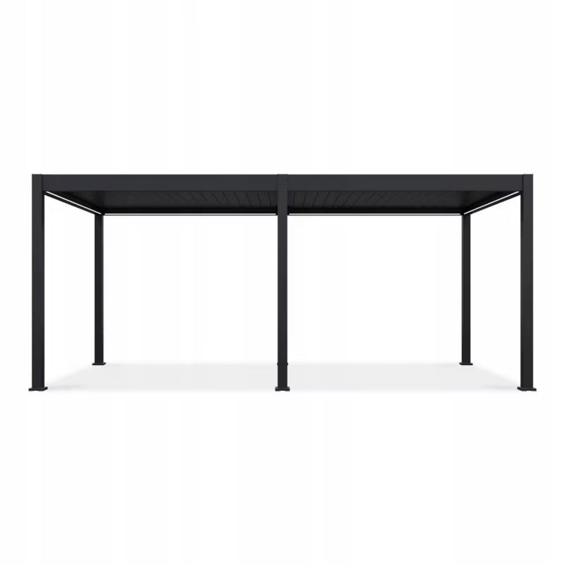 Aluminium Pergola Elegance 3x6 m Antracit med LED